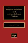Prepaint Specialties and Surface Tolerant Coatings - Book