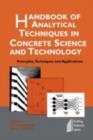 Handbook of Analytical Techniques in Concrete Science and Technology : Principles, Techniques and Applications - V.S. Ramachandran