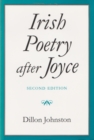 Irish Poetry after Joyce - Book