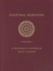 Cultural Horizons Vols I & Ii - Book