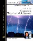 A-Z of Scientists in Weather and Climate - Book