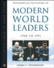 Biographical Dictionary of Modern World Leaders - Book