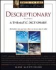 Descriptionary : A Thematic Dictionary - Book