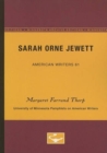 Sarah Orne Jewett - American Writers 61 : University of Minnesota Pamphlets on American Writers - Book