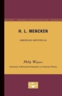H.L. Mencken - American Writers 62 : University of Minnesota Pamphlets on American Writers - Book