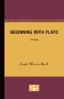 Beginning with Plato : Poems - Book