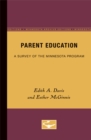 Parent Education : A Survey of the Minnesota Program - Book