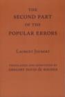The Second Part of the Popular Errors - Book