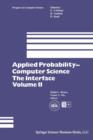 Applied Probability- Computer Science: The Interface - Book