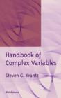 Handbook of Complex Variables - Book
