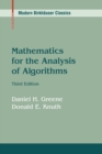 Mathematics for the Analysis of Algorithms - Book