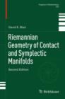 Riemannian Geometry of Contact and Symplectic Manifolds - Book
