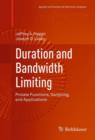 Duration and Bandwidth Limiting : Prolate Functions, Sampling, and Applications - Book