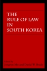 The Rule of Law in South Korea - Book