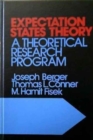 Expectation States Theory : A Theoretical Research Program - Book