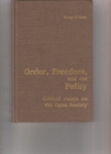Order, Freedom, and the Polity : Critical Essays on the Open Society - Book