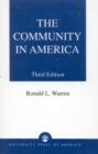 The Community in America - Book