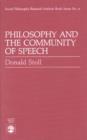 Philosophy and the Community of Speech - Book