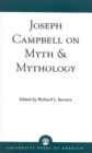 Joseph Campbell on Myth and Mythology - Book