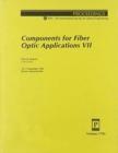 Components For Fiber Optic Applications Vii - Book