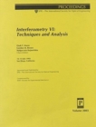 Interferometry Techniques & Analysis Ii - Book