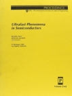 Ultrafast Phenomena In Semiconductors - Book