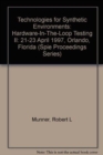 Technologies for Synthetic Environments : Hardware-in-the-loop Testing II - Book