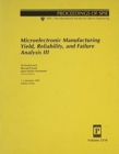 Microelectronic Manufacturing Yield Reliability - Book