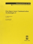 Free-Space Laser Communication Technologies X - Book