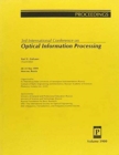3rd International Conference On Optical Information Processing - Book