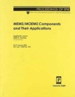 MEMS/MOEMS Components and Their Applications - Book
