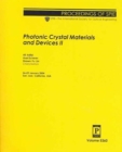 Photonic Crystal Materials and Devices II - Book