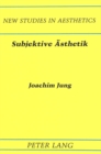 Subjektive Aesthetik - Book