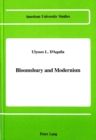 Bloomsbury and Modernism - Book