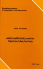 Aktionalitaetsklassen Im Neuhochdeutschen - Book