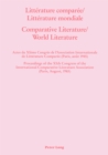 Litterature Comparee/Litterature Mondiale- Comparative Literature/World Literature : Comparative Literature/World Literature - Book