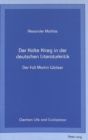 Der Kalte Krieg in der Deutschen Literaturkritik : Der Fall Martin Walser - Book