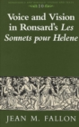 Voice and Vision in Ronsard's Les Sonnets Pour Helene - Book