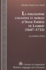 Philosophie Cognitive Et Morale D'anne-Therese De Lambert (1647-1733) : La Volontae D'aetre - Book