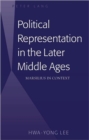 Political Representation in the Later Middle Ages : Marsilius in Context - Book