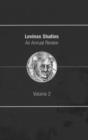 Levinas Studies : An Annual Review Volume 2 - Book