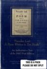 Paradise Lost - A Poem Written in Ten Books : Text and Essays - Book