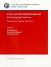 Urban and Industrial Management in Developing countries : Lessons from the Japanese Experience - Seminar Report - Book