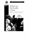 Violence in a Post-conflict Context : Urban Poor Perceptions from Guatemala - Book