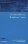 Investment Climate, Growth, and Poverty : Berlin Workshop Series 2005 - Book