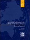 Reducing Administrative Barriers to Investment : Lessons Learned - Book