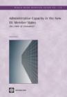 Administrative Capacity in the New EU Member States : The Limits of Innovation? - Book