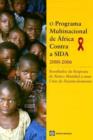 O Programa Multinacional de Africa Contra a SIDA 2000-2006 : Resultados da Resposta do Banco Mundial a uma Crise de Desenvolvimento - Book