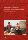 Transitions in Secondary Education in Sub-Saharan Africa : Equity and Efficiency Issues - Book