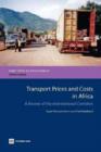 Transport Prices and Costs in Africa : A Review of the Main International Corridors - Book